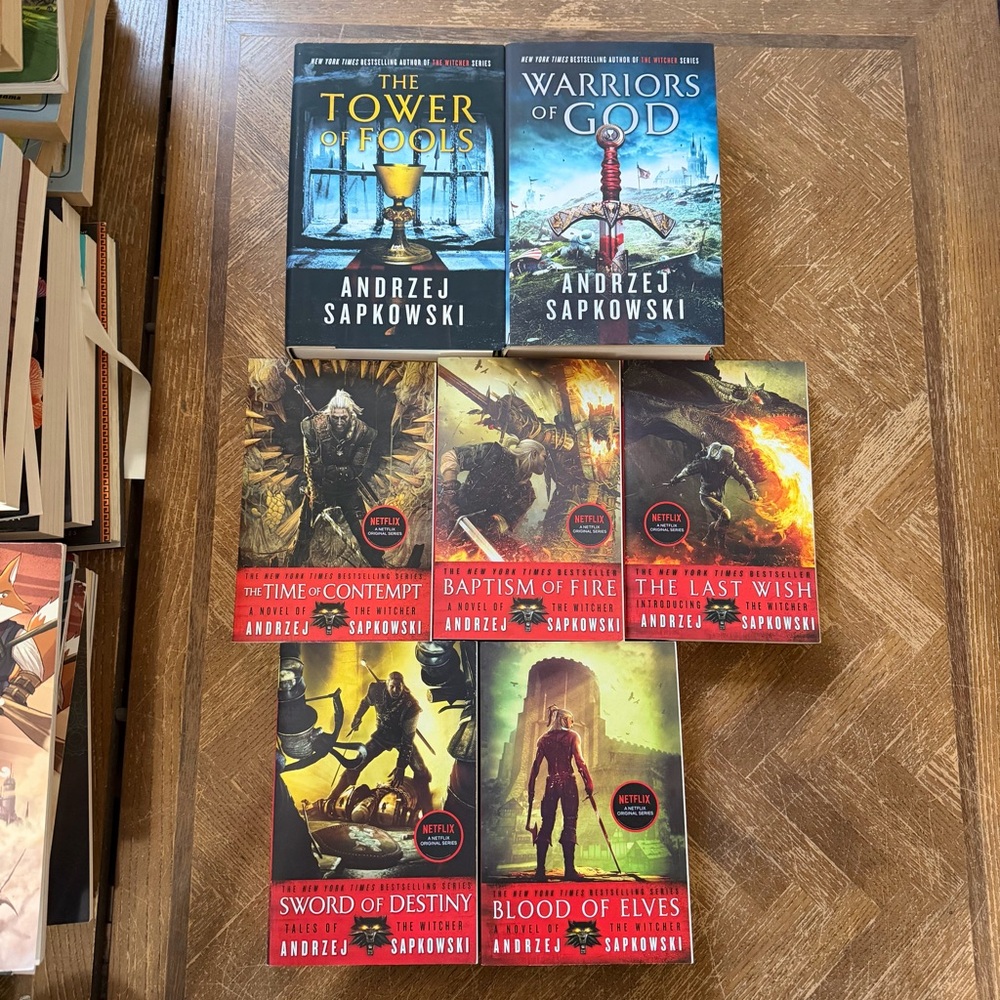 The Witcher Books and More by Andrzej Sapkowski